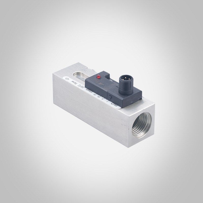 不锈钢活塞式流量开关带显示循环水切削液润滑油的断流检测控制器