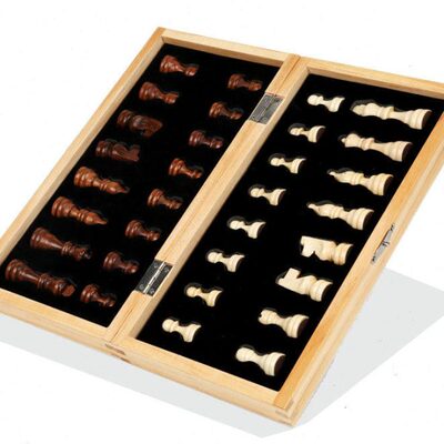 国际象棋磁性实木高档儿童迷你折叠棋盘初学者小号磁性棋子chess