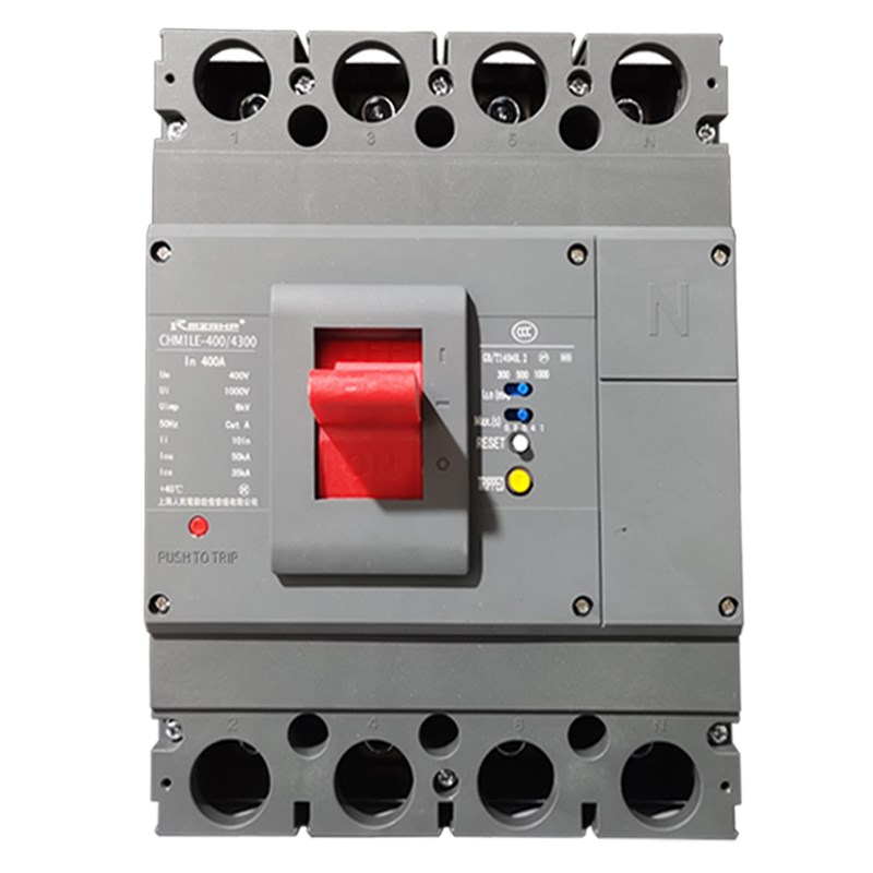 三相四线CM1LE漏电断路器63A250A400A塑壳漏电保护器工地380V开关