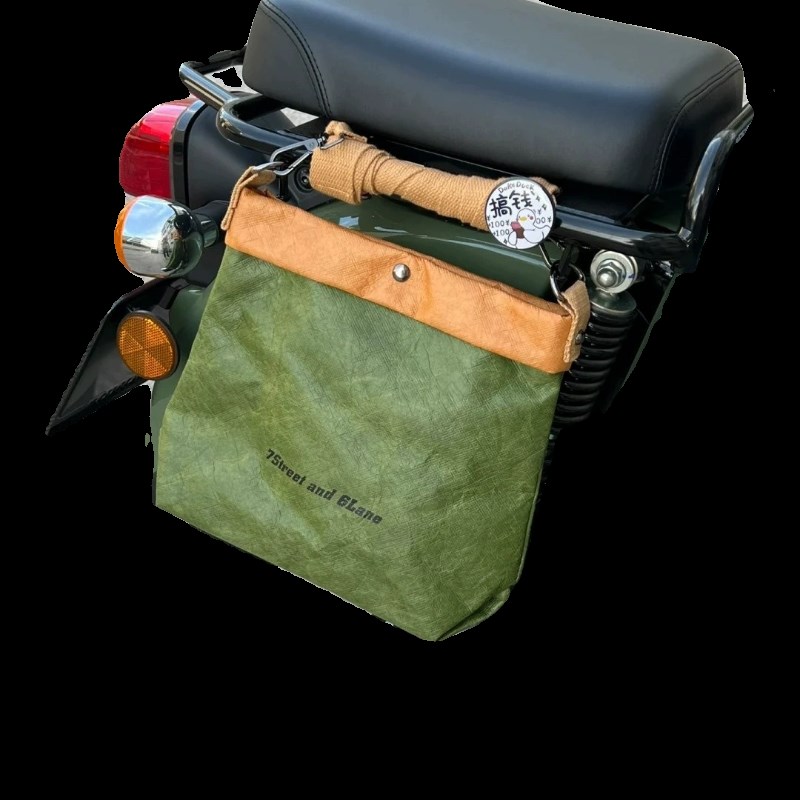 摩托车边包侧包电瓶车复古挂包骑士包改装电动车通用型边包挎包