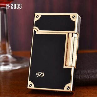 得瑞2035朗声钢音砂轮明火侧打端礼品火机厂家