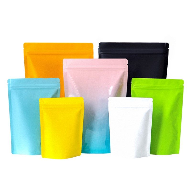 彩色铝箔自立自封袋狗粮密封塑料袋子食品包装袋中国风茶叶复合袋