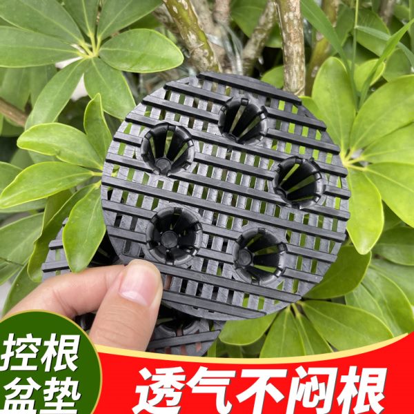 花盆控根垫片防烂根底托垫支架透气托架防漏土植物不闷根耐用塑料