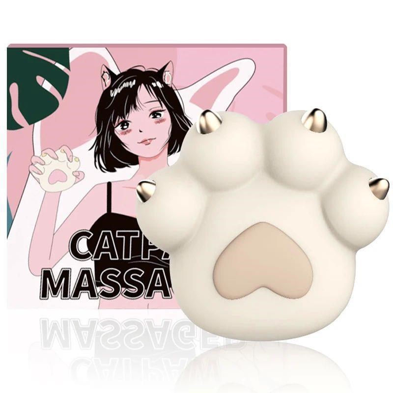 Cat paw vibrator cartoon cute soft silicone cat paw clitoral