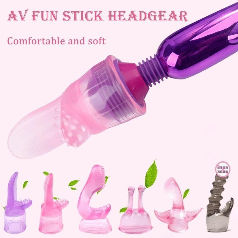 AV Rod Stick Vibrator Headgear Clitoris Stimulato G Spot Fem