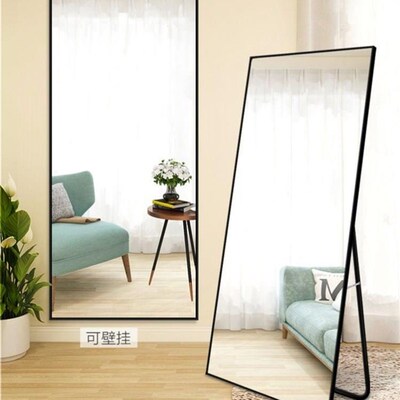 metal rack full-body mirror wall hangJing clothes ins photo