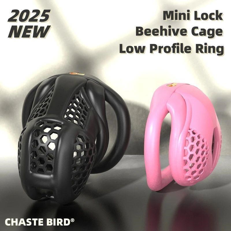 2025 NEW Beehive Pro Male Chastity Device Breathable Cock