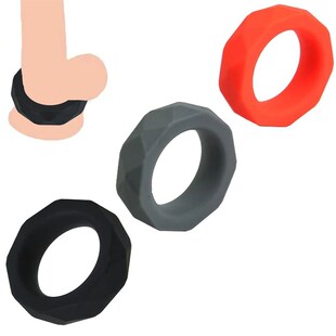Silicone Male Penis Cock Ring Ball Stretcher Erection Penis