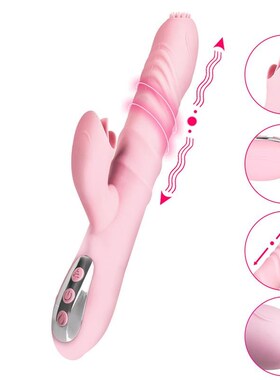 10 Frequency Heating Telescopic Dildo Vibrator Vagina Clitor