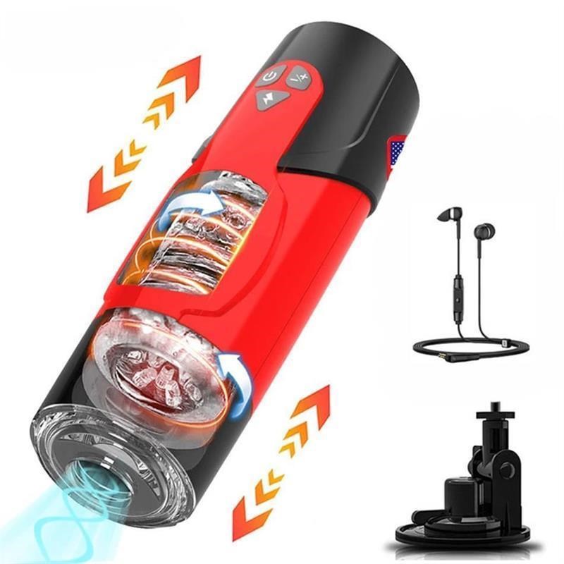 Male Masturbator Telescopic Rotation Vagina Sex Toys for Men