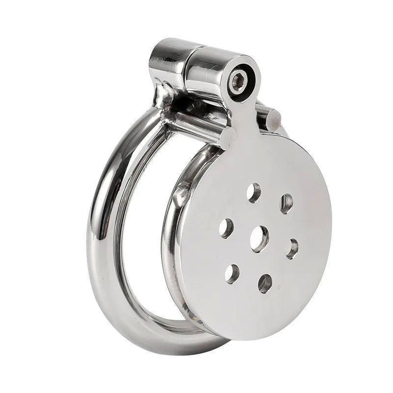 Stainless Steel Mini Male Small Metal Penis Cage Lock Bondag