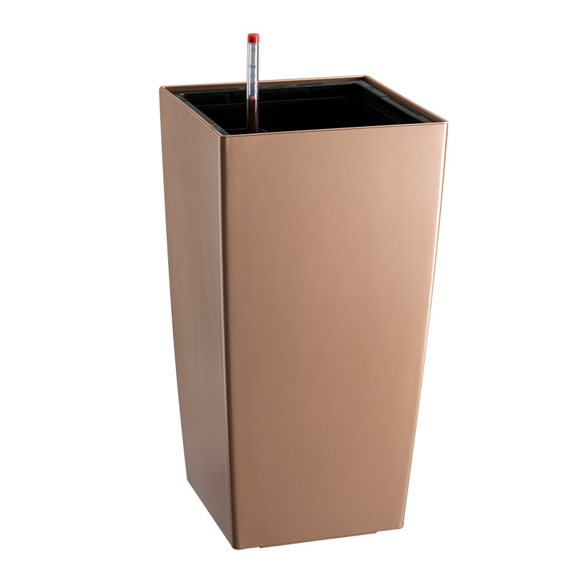 方形高筒花盆家用客厅懒人自动吸水酒店别墅门口虎皮兰落地深高盆