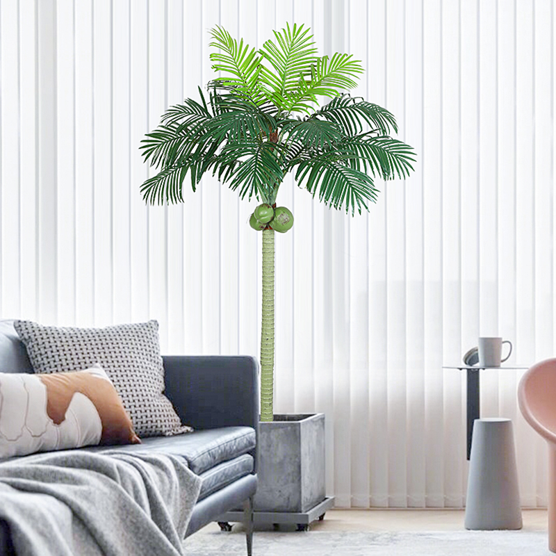大型仿真绿植椰子树室内造景热带刺葵大型芭蕉树盆栽酒店装饰盆景