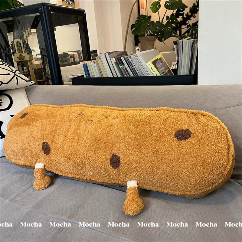 曲奇饼干抱枕女生宿舍睡觉夹腿长条枕床头靠垫沙发靠枕可拆洗枕头