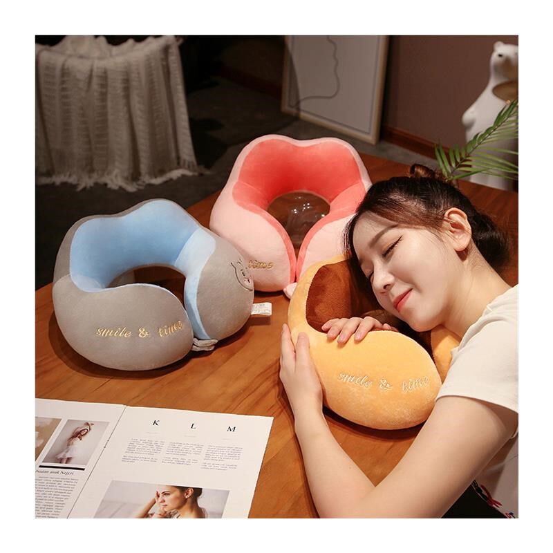 U型枕可爱双驼峰护颈专用旅行便携式车载枕头脖子靠枕午睡颈椎枕