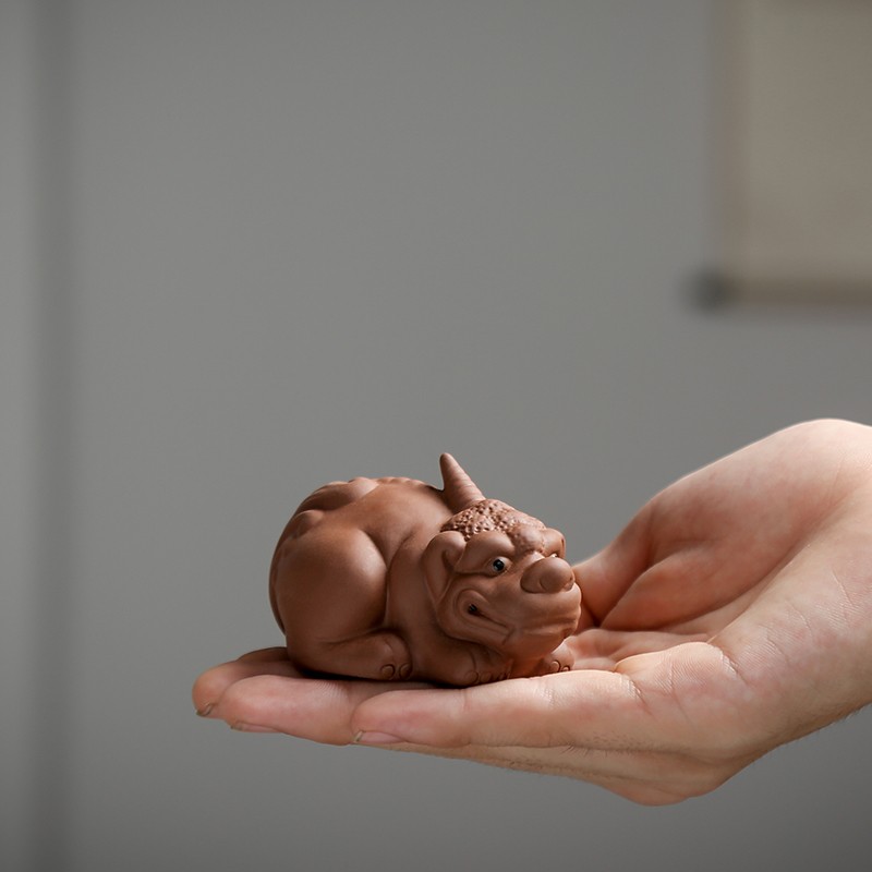 创意紫砂茶宠摆件精品招财貔貅可养功夫茶具茶玩茶道桌面装饰摆设