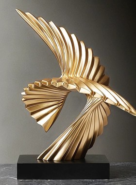 大鹏展翅雄鹰f摆件创意个性办公室桌面摆设装饰品酒柜乔迁开业礼