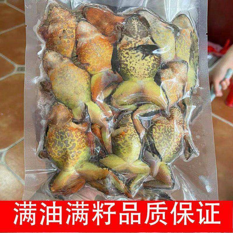 东北母豹子长白山冷冻母林蛙冷冻雪蛤一律保鲜黄肚皮满油满