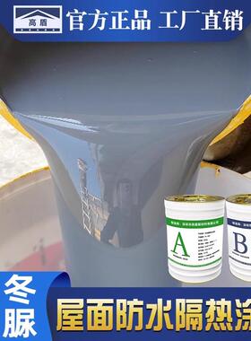 屋面屋顶房装饰隔热材料水池游泳池补漏胶高盾天冬聚脲防水涂料