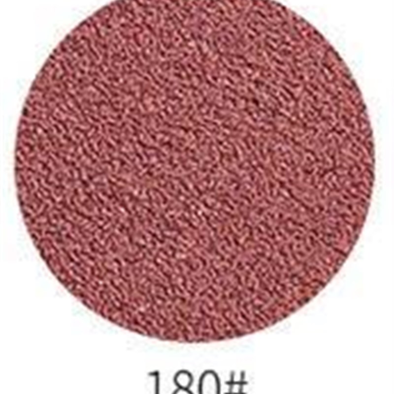 新款2寸植绒砂纸打磨抛光圆盘气动粘盘沙皮自粘式拉绒磨片50mm砂