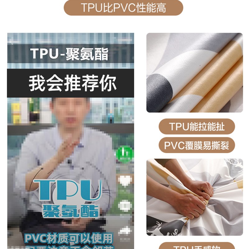 TPU食品级餐桌桌布防水防油防烫长方形餐桌茶几电视柜台面保护垫