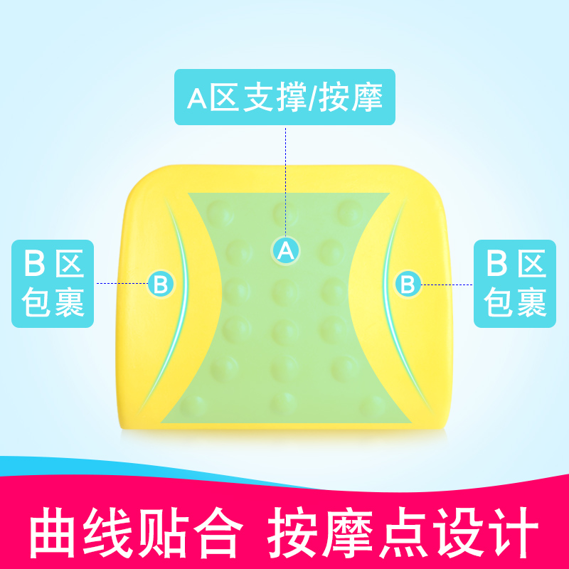 护腰靠垫办公室腰靠枕汽车椅子抱枕靠背垫孕妇座椅腰垫记忆棉腰枕