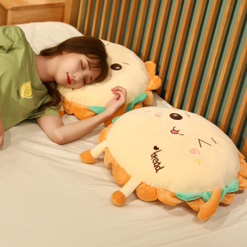 可爱床头靠枕抱枕被子两用三合一靠垫折叠车用枕头办公室午睡毯子