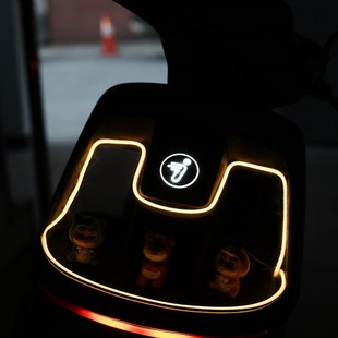 饰彩灯条改装 适配九 C80C透明面板装 C85C 配件 号电动车CZ90