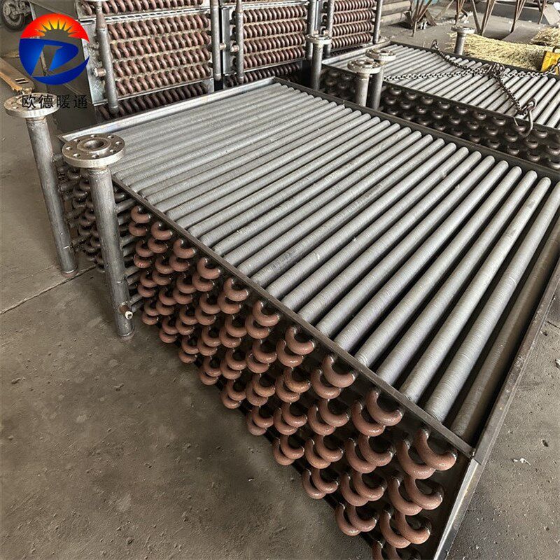 SRL10/10-3工业翅片管散热器 风机石油化工导热油翅片换热器设备