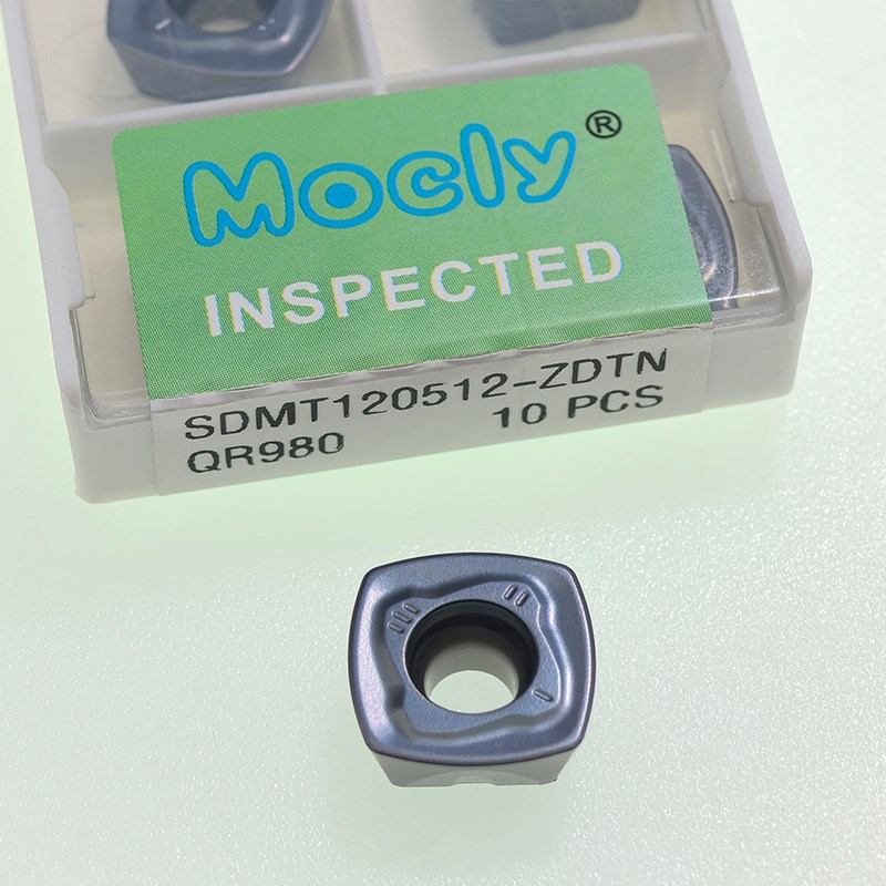 四方快进给铣刀片SDMT120512ZDTN数控加工中心CNC硬质合金刀粒头