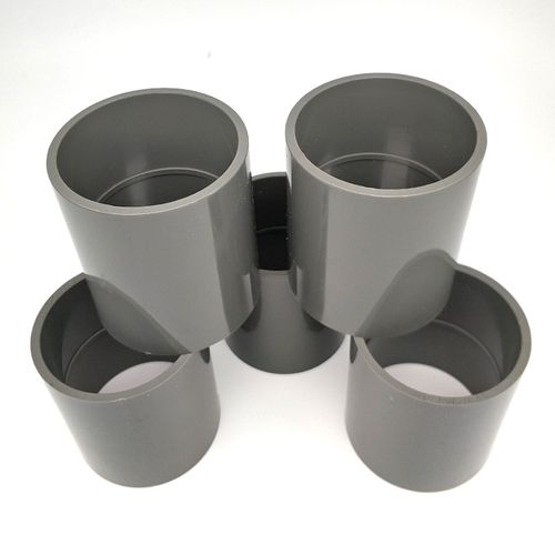 PVC直接接头管件管箍直通接口200225250280315355400mm管材接头