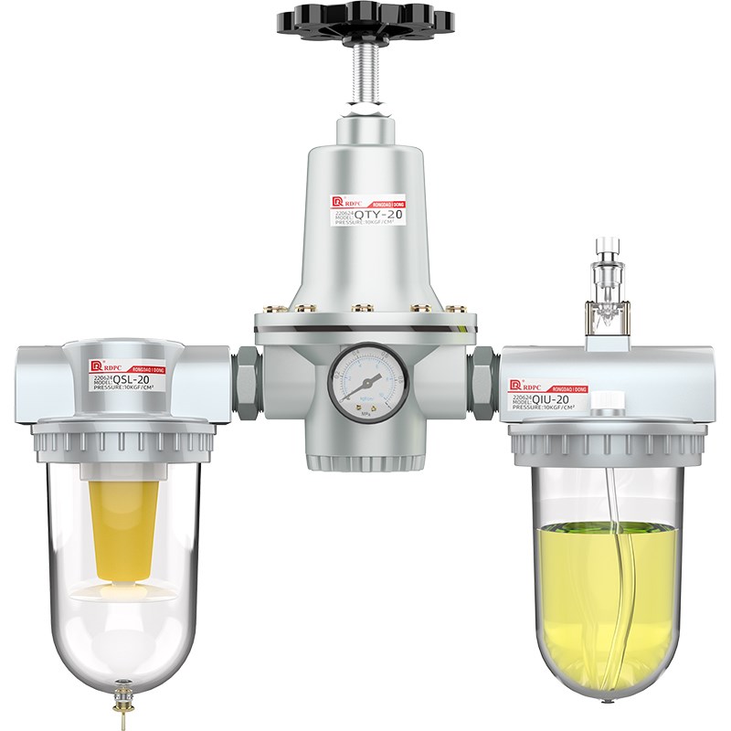 大流量三联体气源处理器QEJWC1-15-20-25-40-32-50 QUTY+QSL+QIU