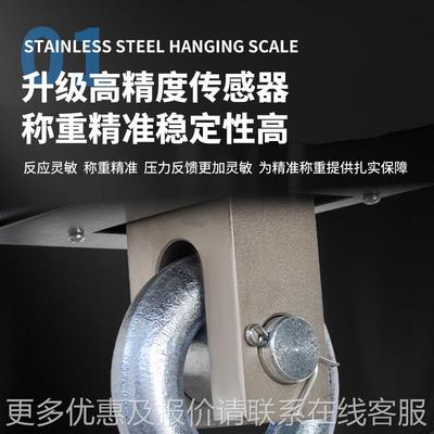 电子AGX吊秤5吨10吊磅吊钩防水行车秤秤手持带打称遥控悬印挂式