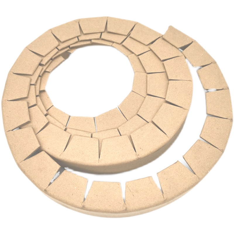 环形纸护角条防撞物流打包纸包角包装圆形环型缠绕牛皮纸板保护角