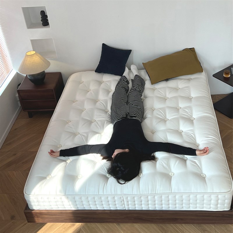 订制fas级北美黑胡桃悬浮床柏赫国际进口樱桃木纯实木无床头