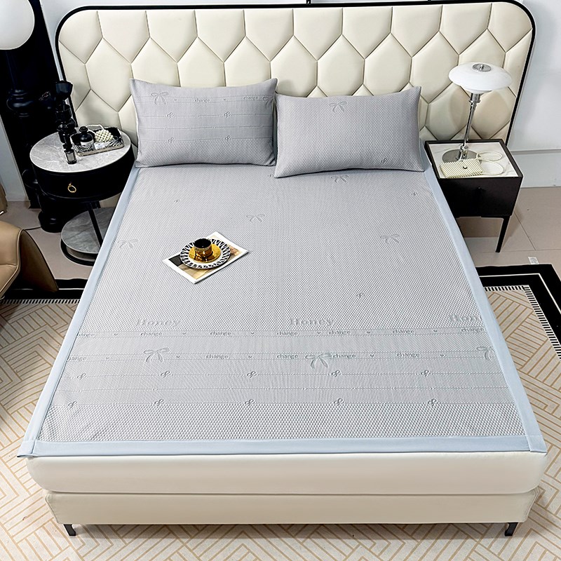 a类冰丝豆豆席亲肤凉感凉席夏季透气2025新款床垫宿舍学生三件套3