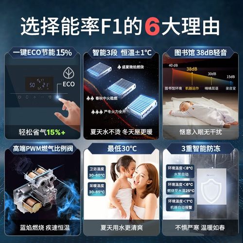 能率NORITZ轻噪恒温燃气壁挂炉采暖热水器两用恒温L1PB23-F1