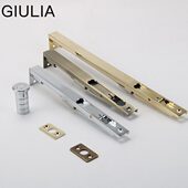 GIULIA金色古铜色银色双开门暗插子母门插销铜插销大门固定销