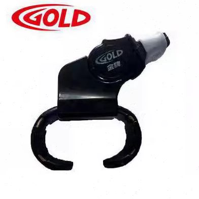 GOLD篮球足球裁判口哨比赛体育教学老师专用高频手持款虎头口哨子