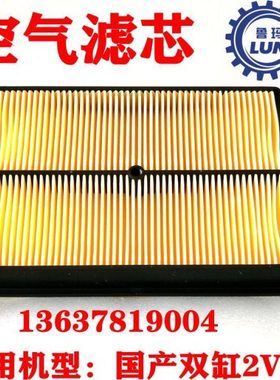 隆鑫力帆R670双缸汽油发动机2V80/78F发电机24HP空汽油滤纸芯油杯