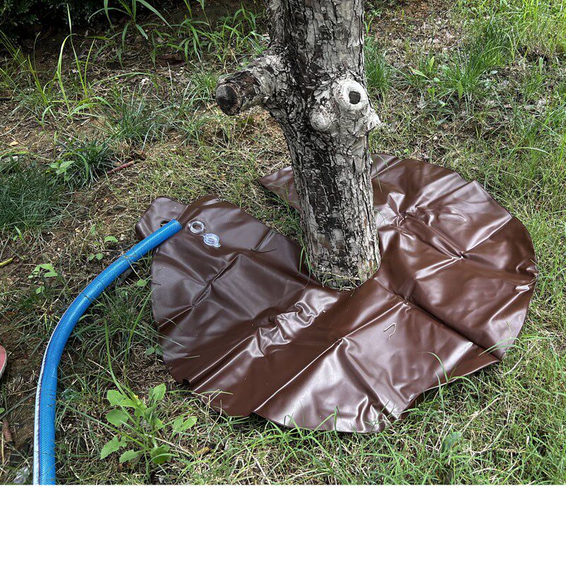 PVC环形滴水袋20加仑园林果树滴灌水袋15加仑圆形浇树防旱滴灌袋