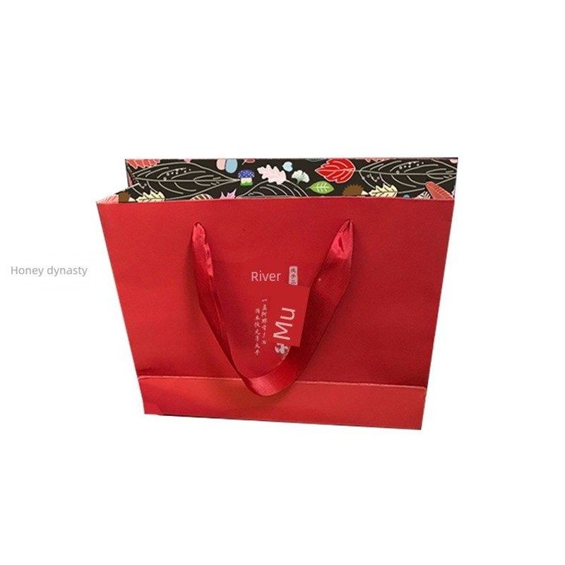 富贵红阿胶糕包装盒750克阿胶包装袋抽屉式固元膏礼品盒空礼盒