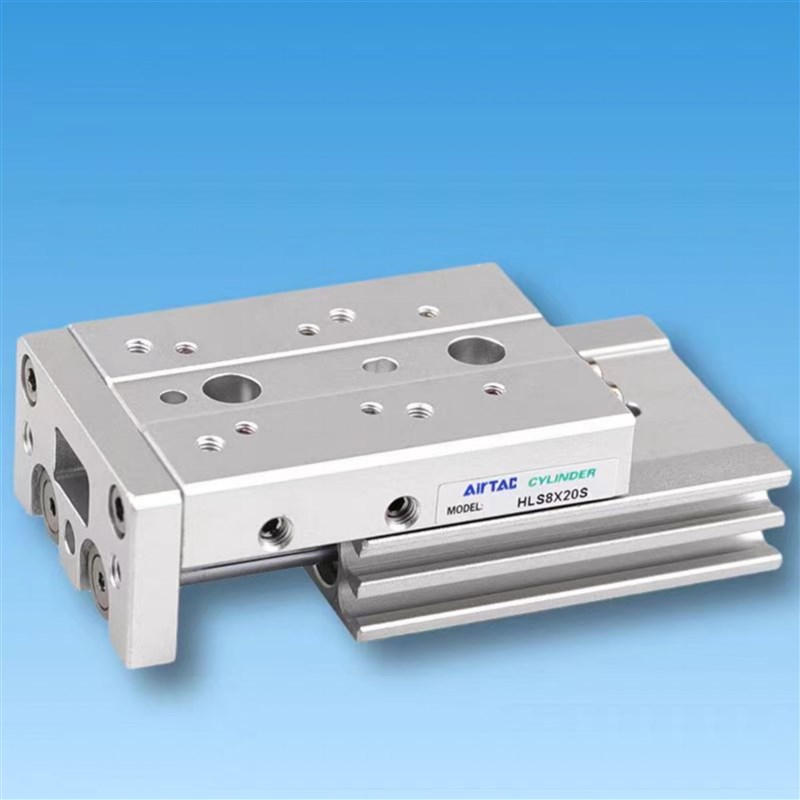 亚德客精密滑台气缸HLS/HLSL 6/8/12/16/20/25X10X20X30X40X50