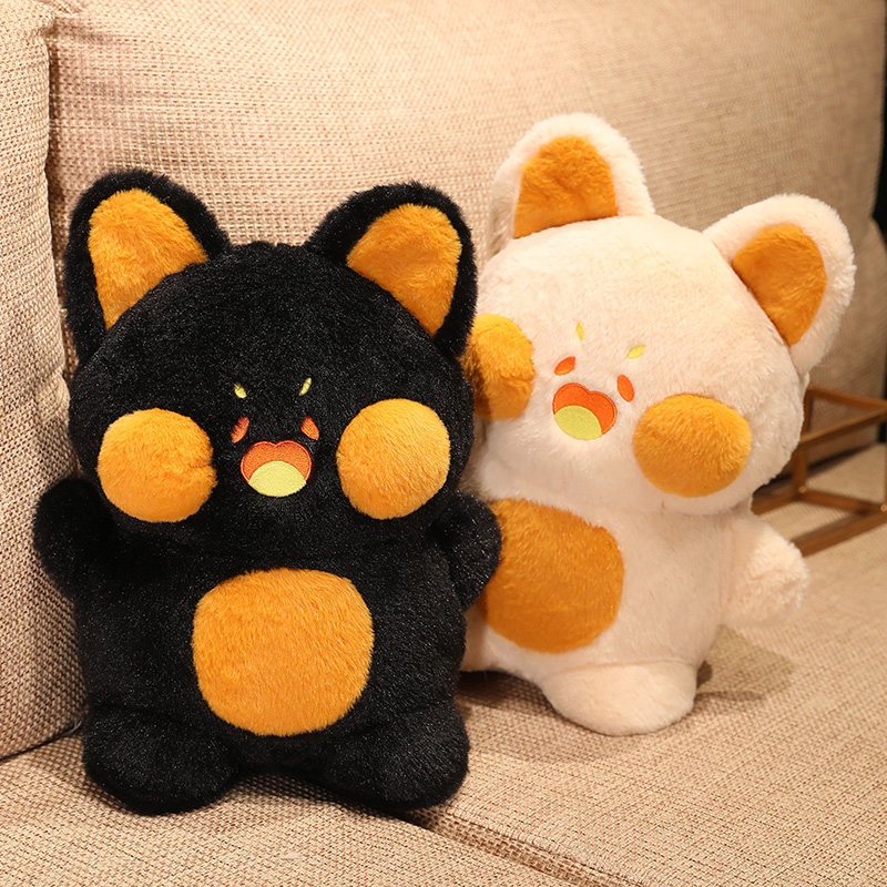 嘟嘟猫暖手抱枕被子两用办公室午睡折叠毯子二合一车载小毛毯靠枕