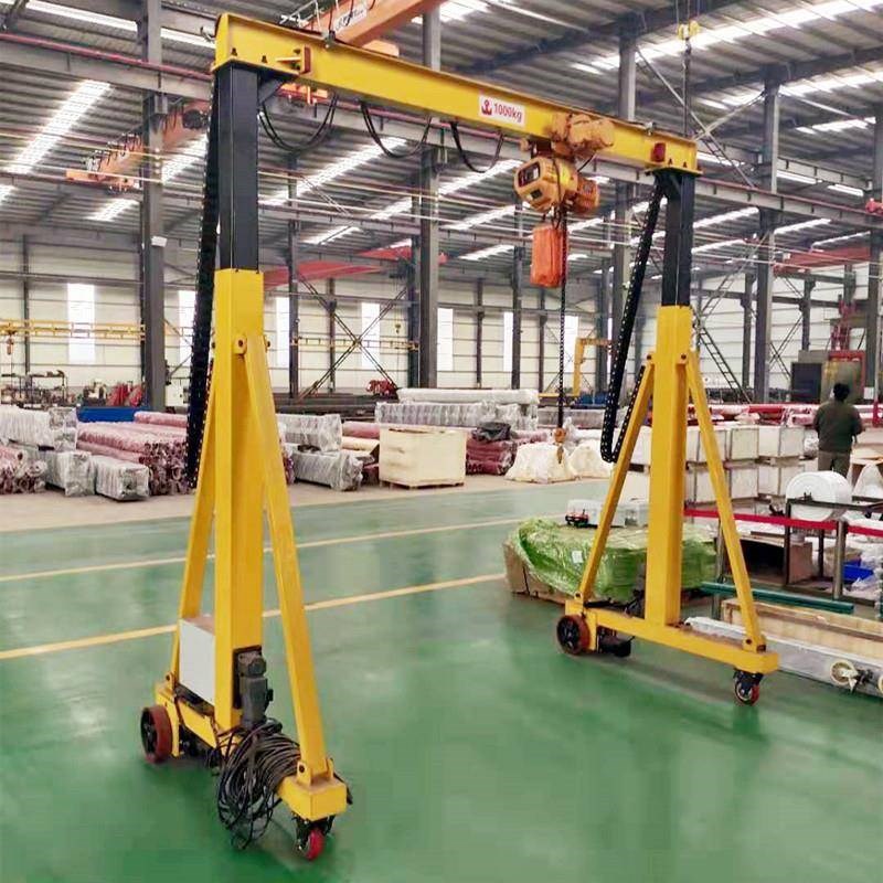 定制电动无轨万向移动龙门架1吨/2T/t可升降式小型龙门吊起重机