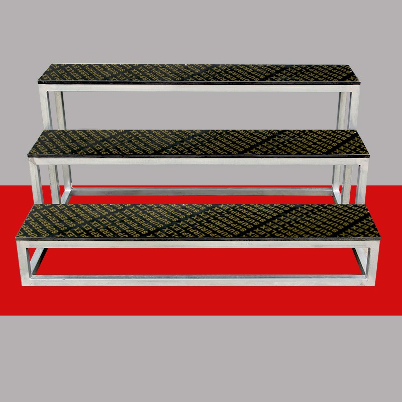 三层脚踏板婚庆舞台免安装踏步梯子t台脚踏合唱合影照台阶坡型梯