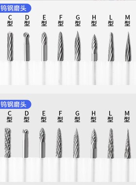 厂家硬质合c金旋转锉3x33X6混合工具套装旋转锉雕刻刀钨钢打磨头