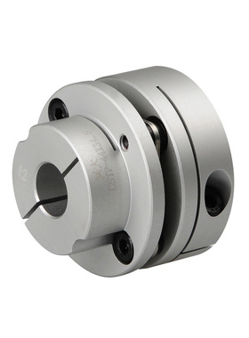 兴大CSTP铝合金台阶式平头联轴器机床电机丝杆抱紧式膜片连轴器
