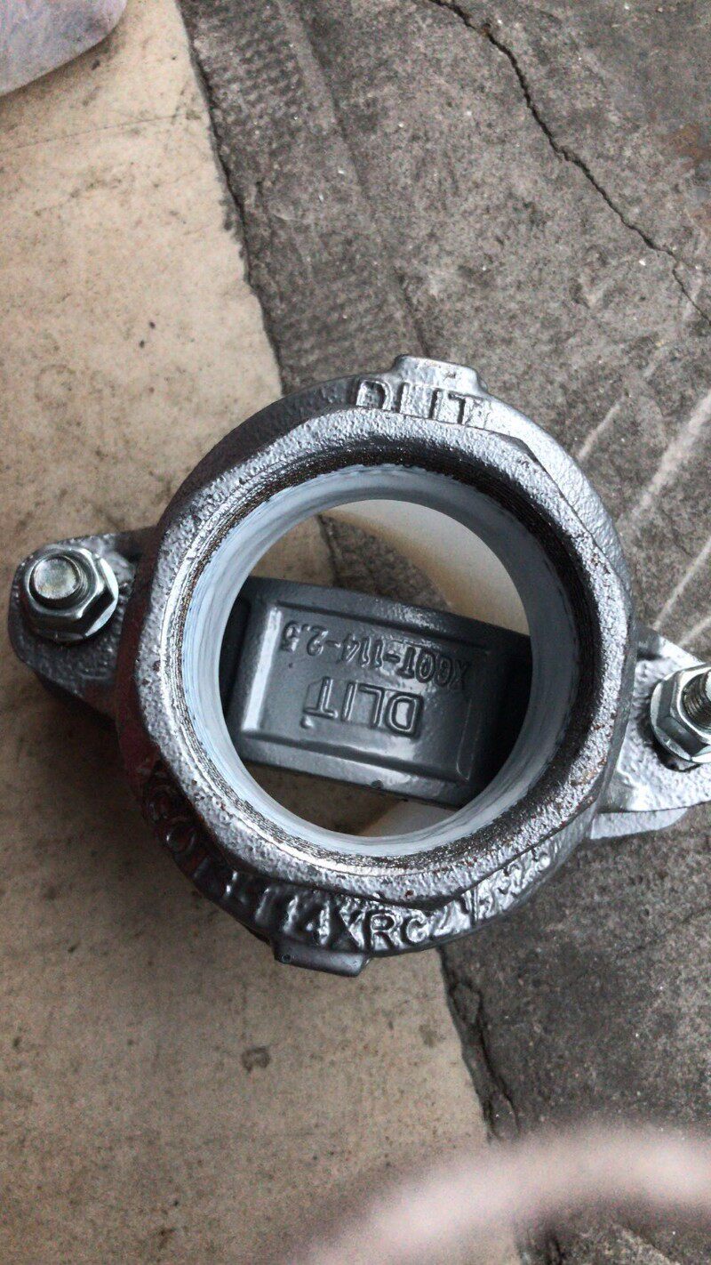 衬塑沟槽给水机械三通 衬塑机三配件变径异径三通 沟槽配件机三通