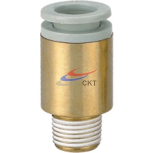 CKT品牌国产快插接头内六角螺纹直通KQ2S08-02S 10个装